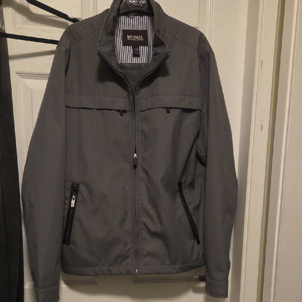 Michael Kors Charcoal Windbreaker for Men